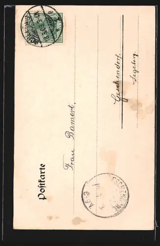 AK Schleswig, Reventlow-Beseler-Denkmal
