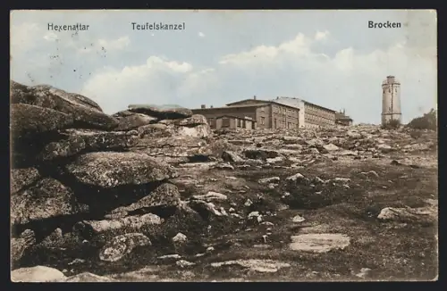 AK Brocken, Hexenaltar mit Teufelskanzel