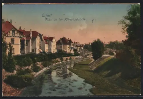 AK Erfurt, Villen an der Pförtchenbrücke