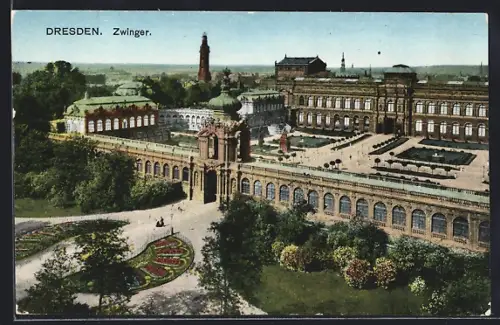 AK Dresden, Weg zum Zwinger