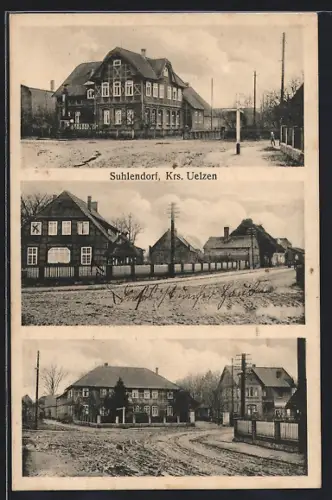 AK Suhlendorf, Strassenpartie, Ortsansicht