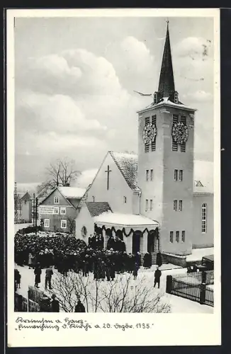 AK Kreiensen a. Harz, Einweihung der Kirche am 20. Dezember 1935