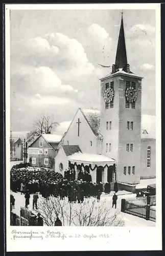 AK Kreiensen a. Harz, Einweihung der Kirche am 20. Dezember 1935