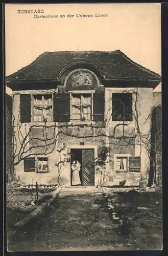 AK Konstanz, Gartenhaus an der Unteren Laube