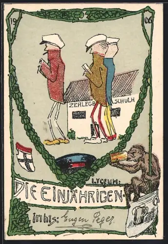 Künstler-AK Konstanz, Die Einjährigen