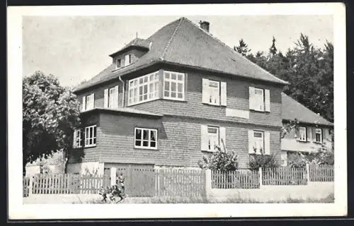AK Laubach / Hessen, Gasthaus und Pension Laubacher Wald, Inh. C. Schmidt