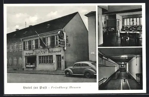 AK Friedberg /Hessen, Hotel zur Post, Inh. Elbert