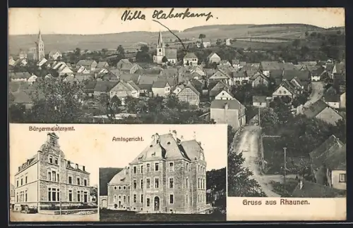 AK Rhaunen, Bürgermeisteramt, Amtsgericht