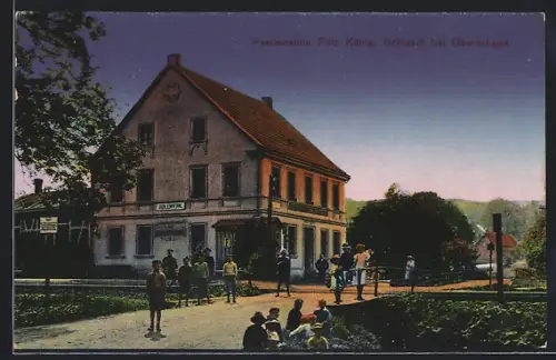 AK Bollwerk b. Oberbrügge, Restauration Fritz König
