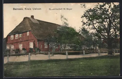AK Barnsen /Uelzen, Gasthaus von W. Meyer