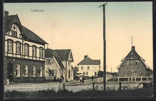 AK Toftlund, Restaurant und Kaiserliches Postamt