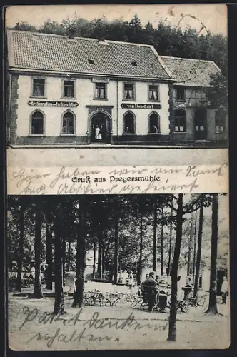 AK Preyersmühle, Restaurant zum Eschbachtal von Theo. Quirl