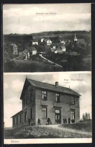 AK Dhünn, Evangelisches Vereinshaus, Ortsansicht