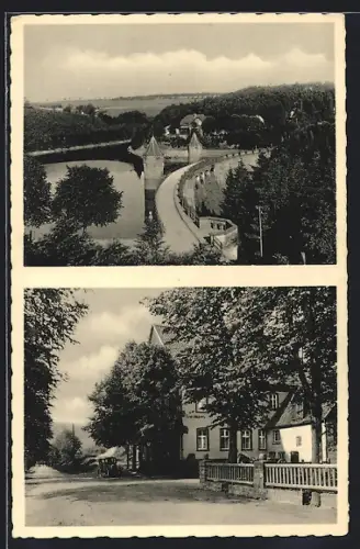 AK Neuemühle bei Lüdenscheid, Gasthof Pieper, Versetalsperre