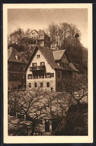 AK Saarbrücken, Hotel Haus Sonn-Eck, Feldmannstrasse 10