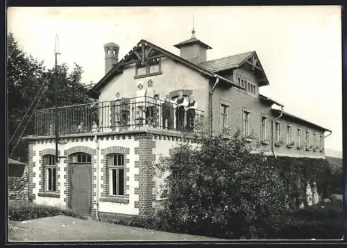 AK Aue i. Erzgeb., Priessnitzheim des Naturheilvereins Priessnitz