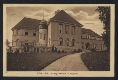 AK Coburg, Herzogliches Museum im Hofgarten