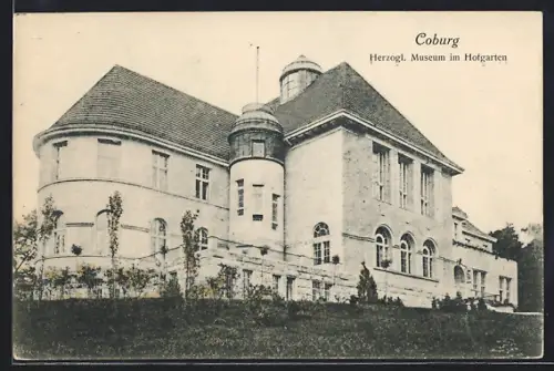 AK Coburg, Herzogliches Museum im Hofgarten