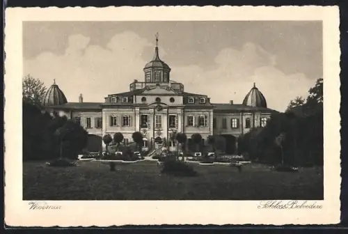 Künstler-AK Weimar / Thüringen, Schloss Belvedere