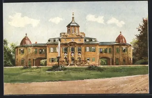 AK Weimar / Thür., Schloss Belvedere