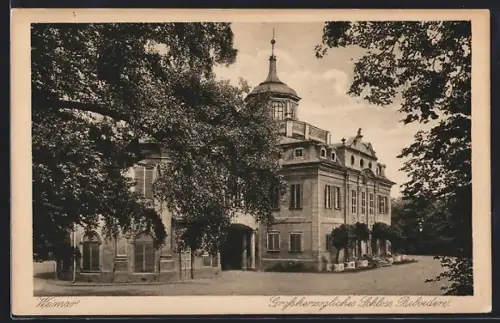 AK Weimar / Thüringen, Grossherzogliches Schloss Belvedere