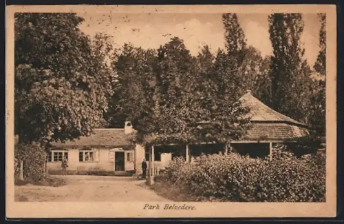 AK Weimar / Thür., Park Belvedere