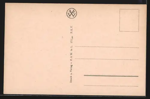 AK Weimar, Vorderfront des Schlosses Belvedere