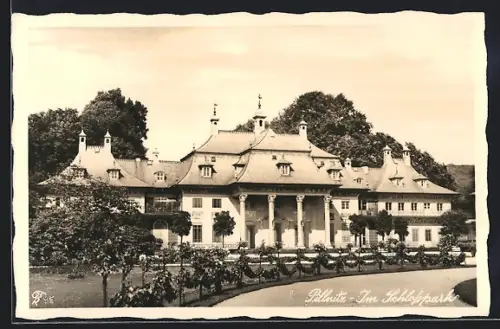 AK Dresden-Pillnitz, Im Schlosspark