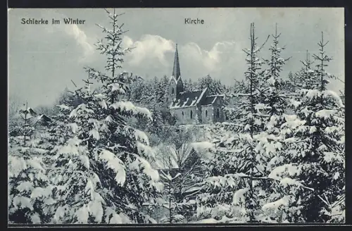 AK Schierke, Kirche im Winter