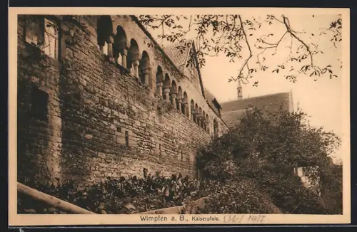 AK Wimpfen a. B., Kaiserpfalz