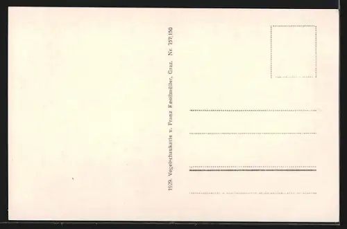AK Ossiach, Kanzelbahn, Umgebung aus der Vogelschau