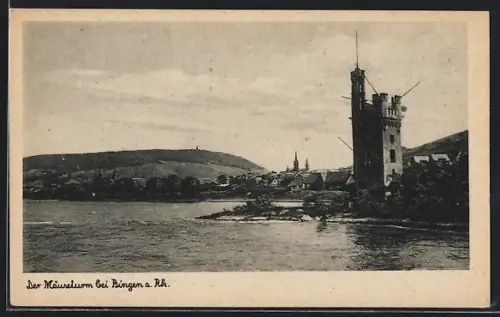 AK Bingen a. Rh., Mäuseturm