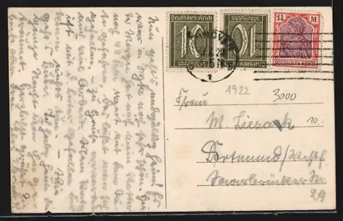 AK Hannover, Rathaus Rückansicht