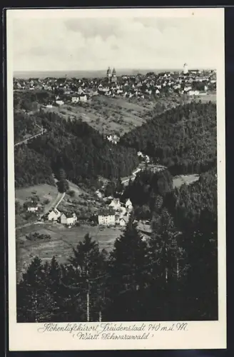 AK Freudenstadt /württ. Schwarzwald, Panorama