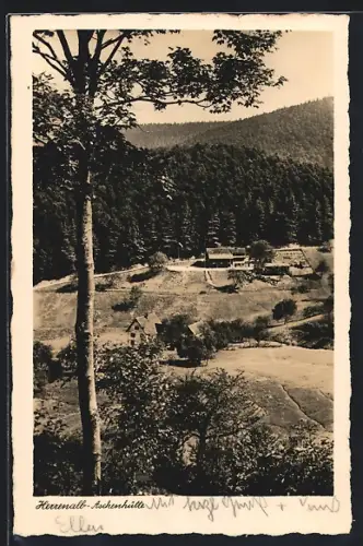 AK Herrenalb-Aschenhütte, Ferienheim des B. C. J. Karlsruhe