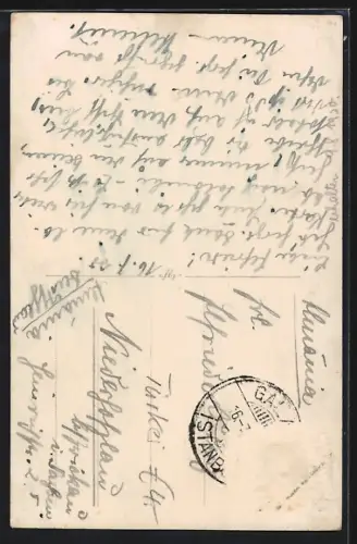 AK Constantinople, L`Obelisque de Constantin