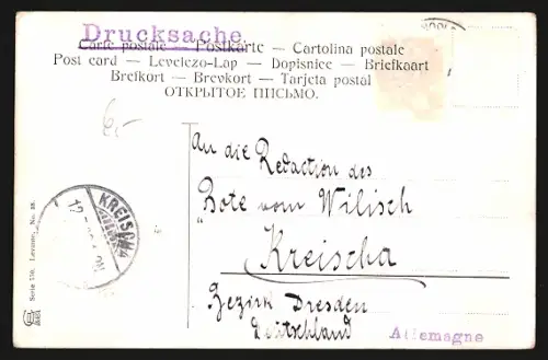 Künstler-AK F.Perlberg: Constantinopel, Friedhof u. Stadtansicht