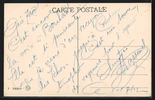 AK Constantinople, Vue de Scutari au Bosphore