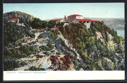AK Corfou, Monastére de Paleocastrizza