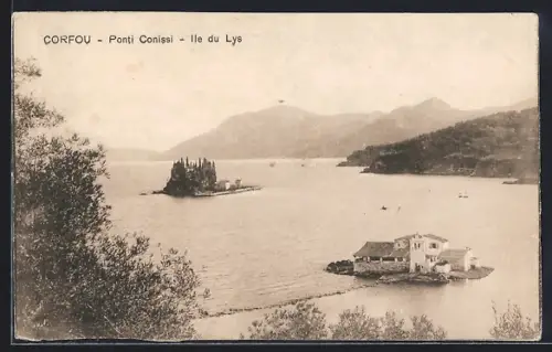 AK Corfou, Ponti Conissi, Ile du Lys