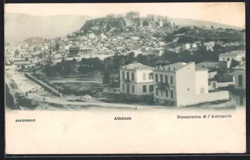 AK Athènes, Panorama et l`Acropole
