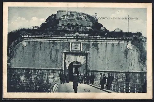 AK Corfou, Entrée de la Citadelle