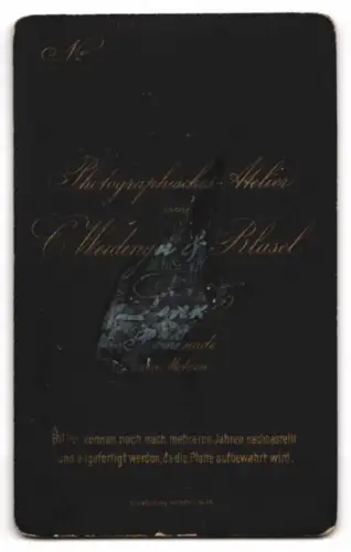 Fotografie C. Weidinger & Blasel, Linz, Portrait eines Mannes