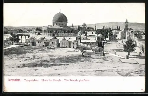 AK Jerusalem, Tempelplatz