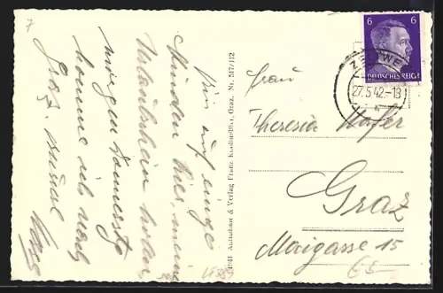 AK Zeltweg /Stmk., Teilansicht mit Kirche