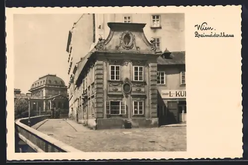 AK Wien, Dreimäderlhaus in der Schreyvogelgasse