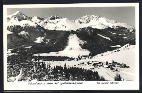 AK Hohentauern, Teilansicht mit Bösensteingruppe im Schnee