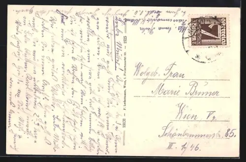 AK Raisenmarkt /N.-Oe., Teilansicht mit Bergen