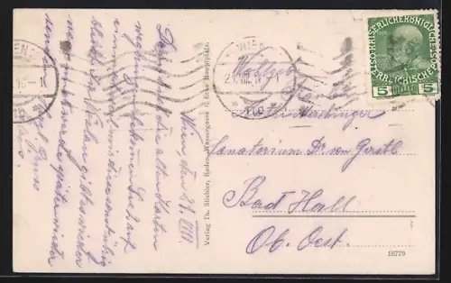 AK Baden b. Wien, Ruine Rauhenstein