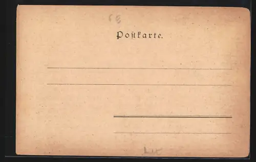 Künstler-AK Ischl, Kirche und Brücke